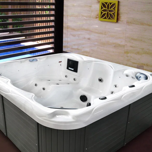 6 - Person 67 - Jet Acrylic Square Hot Tub with Ozonator