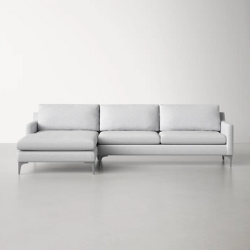 2 - Piece Upholstered Grey Sectional