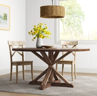 60" Pedestal Dining Table