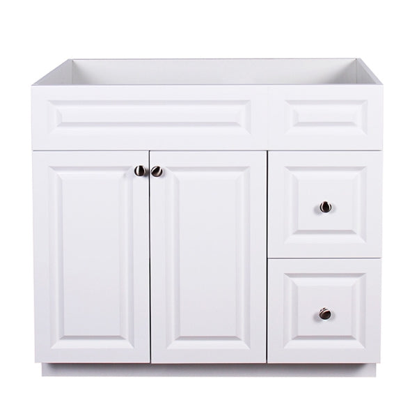 LUXO MARBRE - WEST VANITY -  WHITE