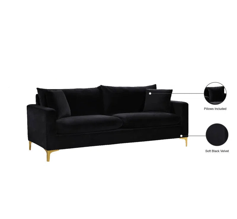 Shumpert - Velvet Sofa
