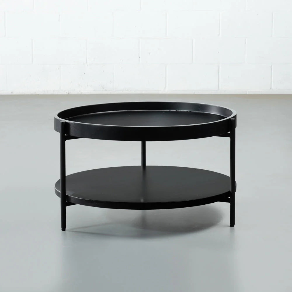 Pavia - Table basse en acacia noir