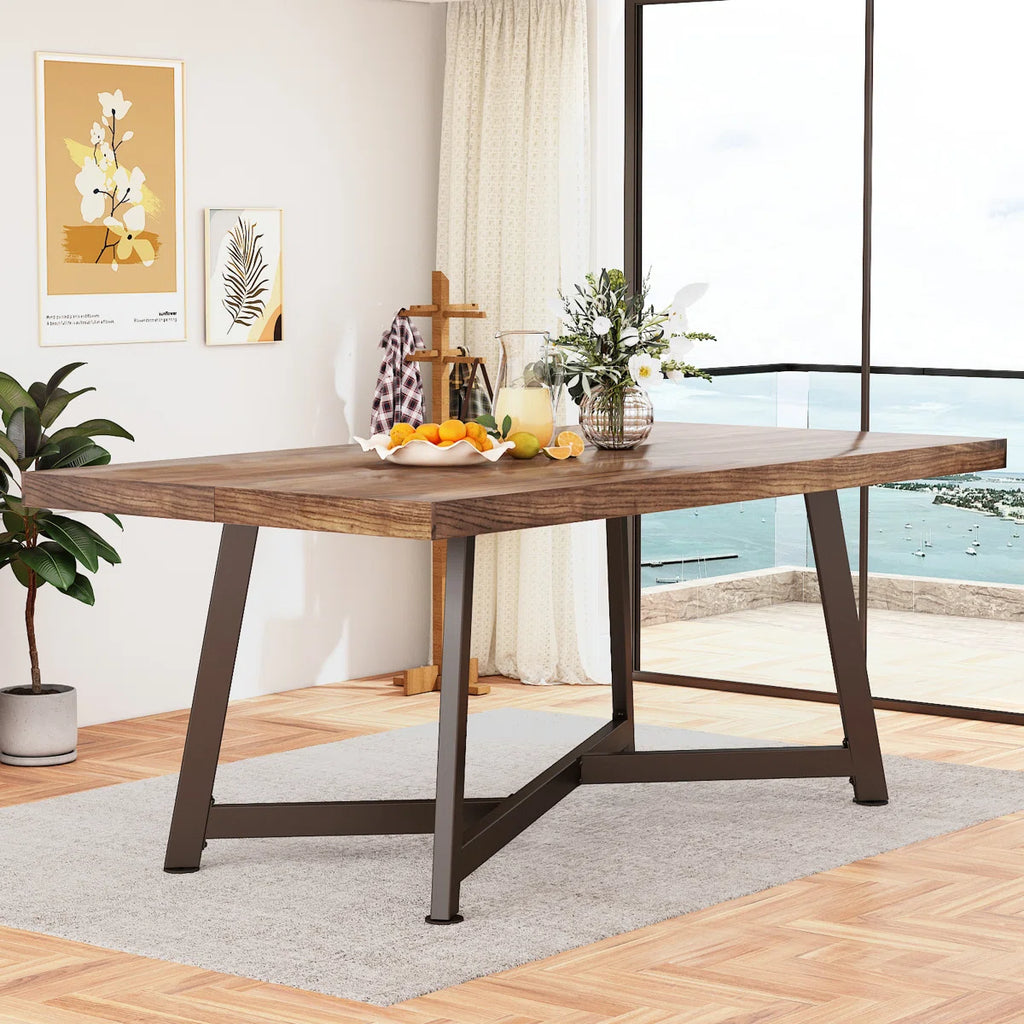 Yassir Solid Wood Dining Table