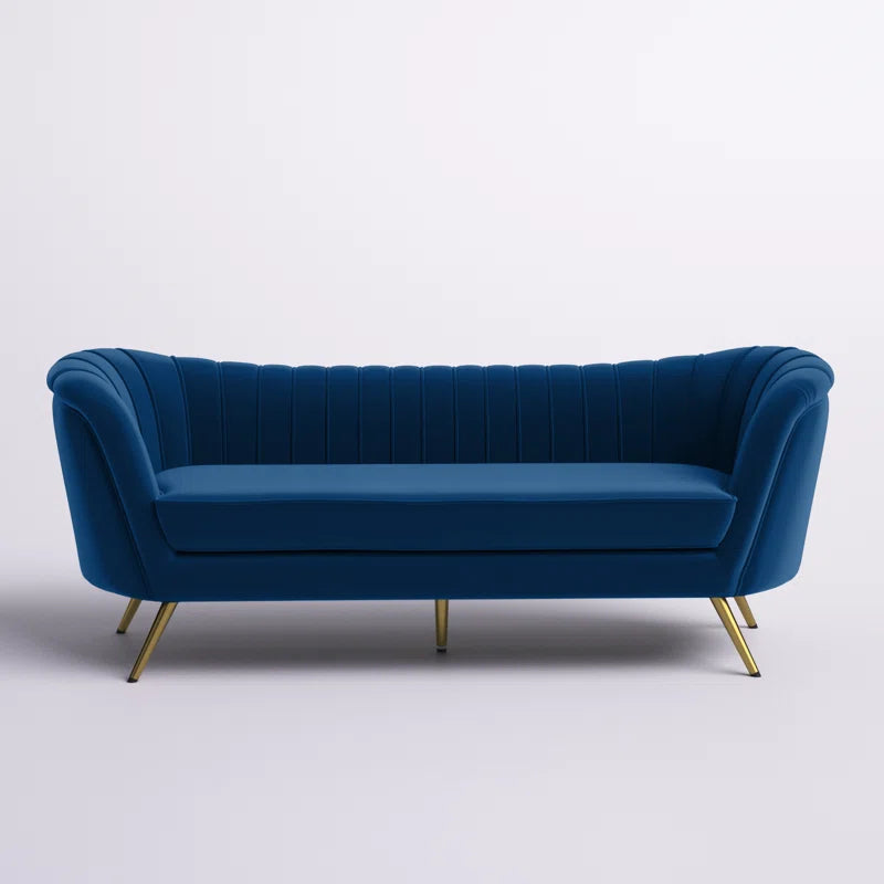 Tiberius -  88'' Velvet Sofa