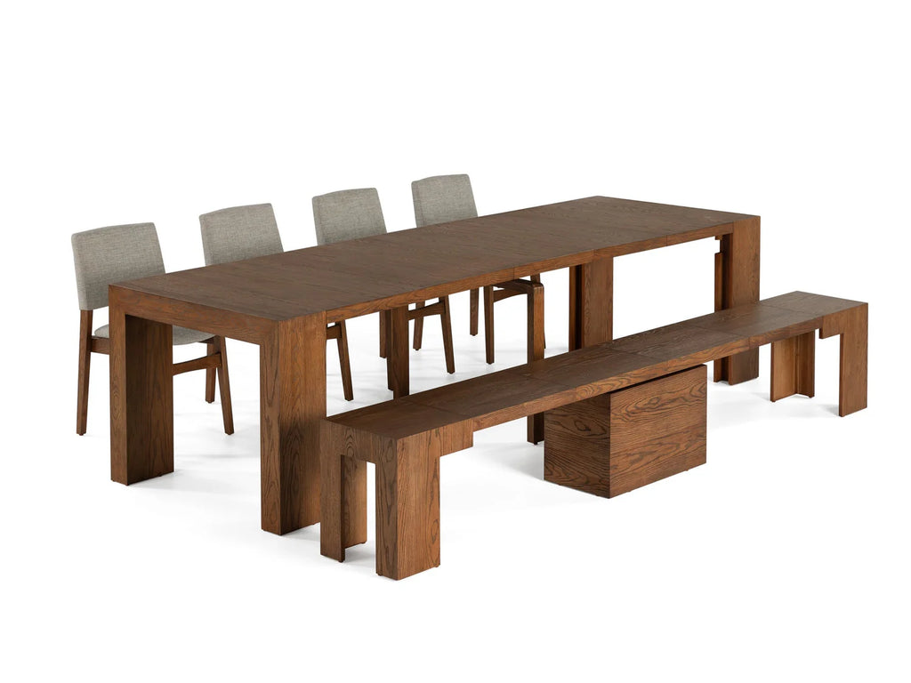 American Walnut - Transformer Dining Set - The Host