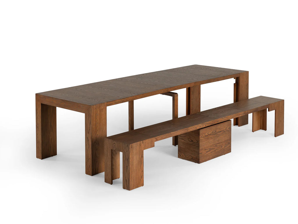 American Walnut - Transformer Dining Set - The Practical