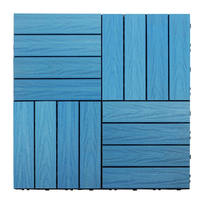 Composite 12" x 12" Interlocking Deck Tile