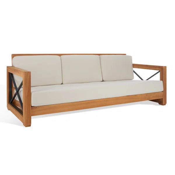 83.5'' Solid Wood Outdoor Sofa