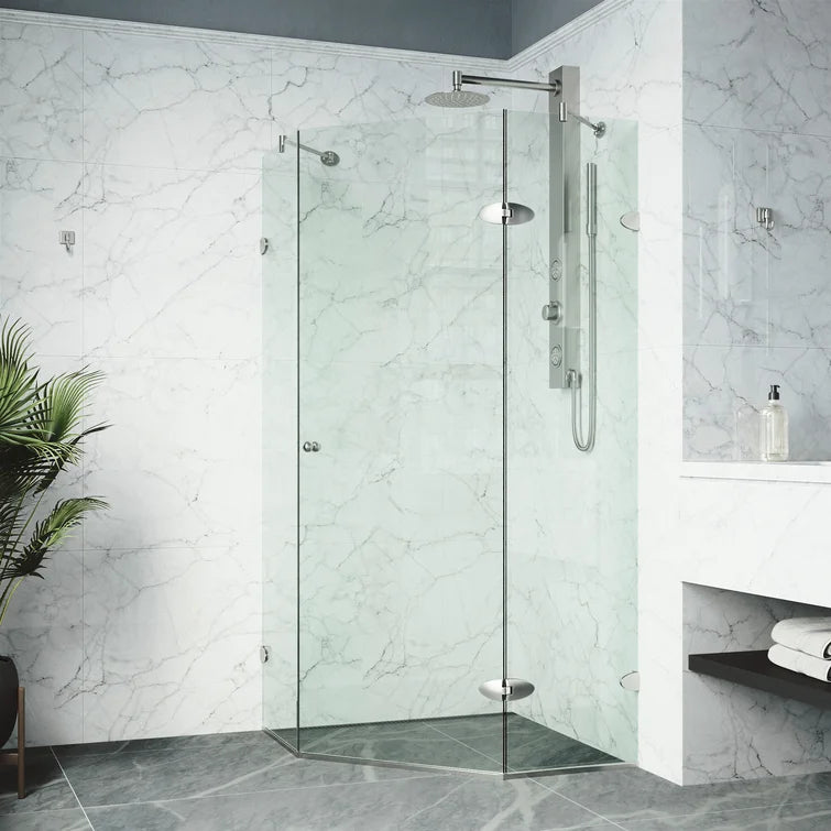 Frameless Neo-Angle Shower Enclosure