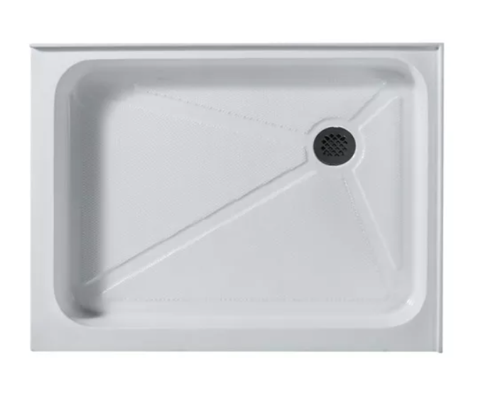 Vigo - Rectangular Double Threshold Shower Base - 36" x 48" - Right Hand Drain