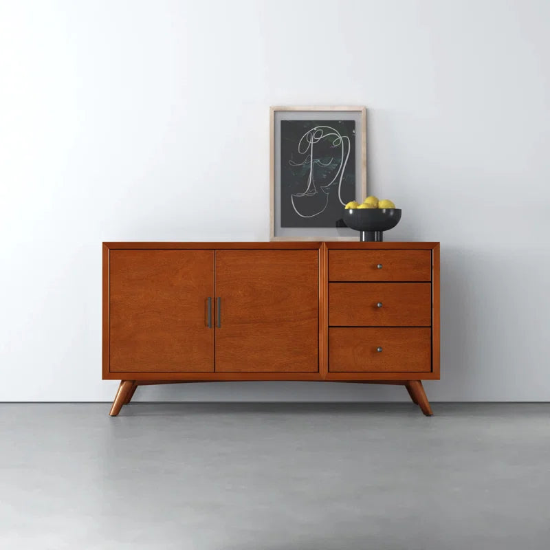 58" Wide 3 Drawer Sideboard