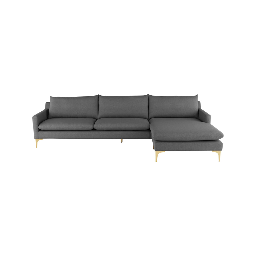 Anders sectional grey