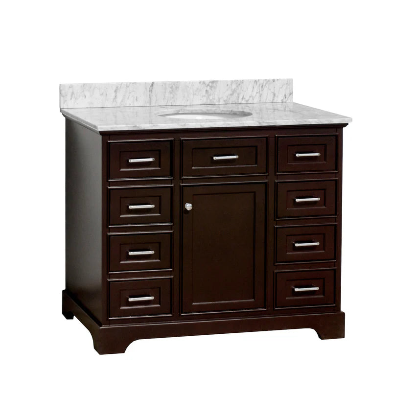 ARIN - Vanity with Carrara Marble Top 42"