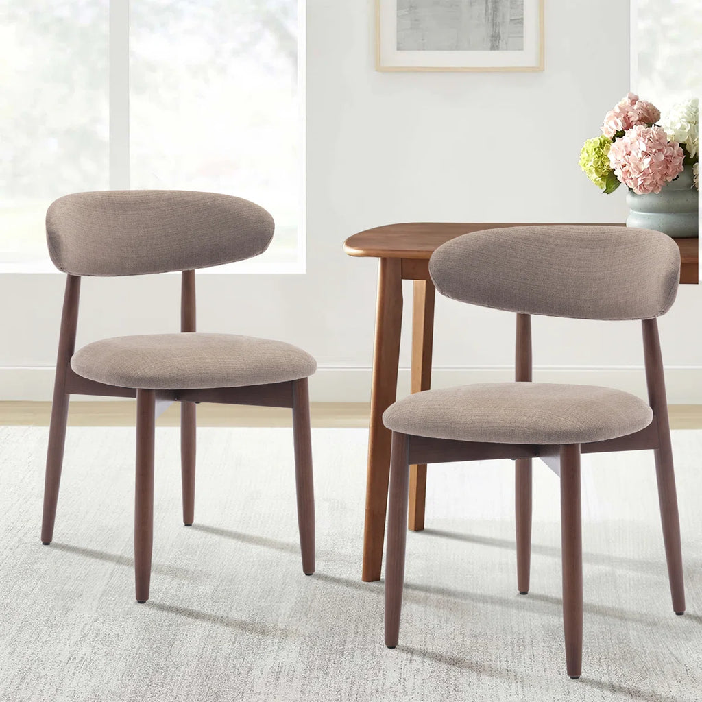 Upholstered Solid Wood Dining Chair Side Chair