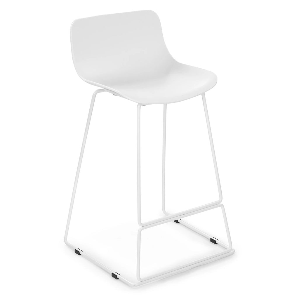 Anco White Counter Stool