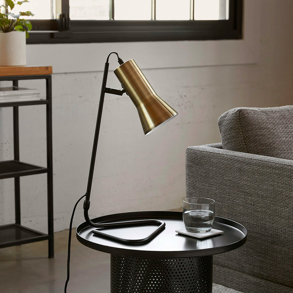 Torch Black Table Lamp