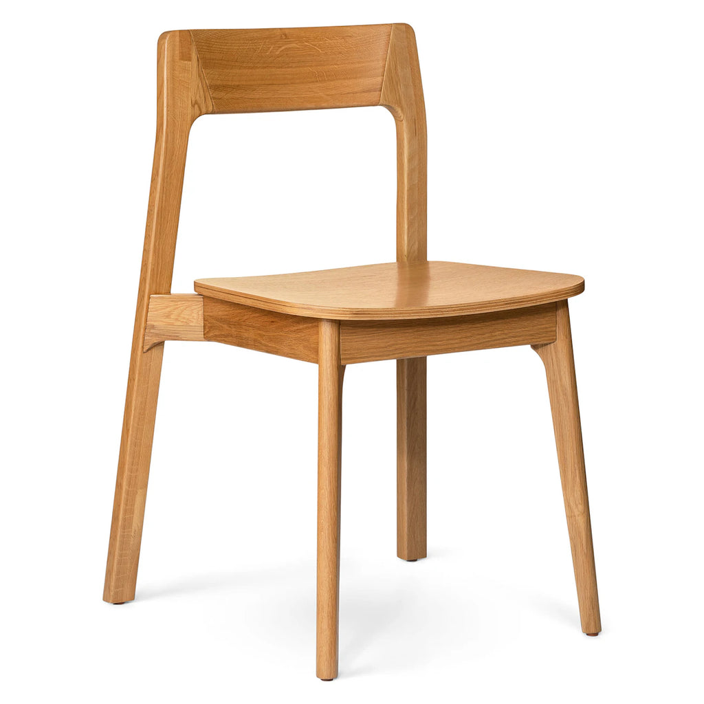 Safia Stackable Dining Chair - Oak