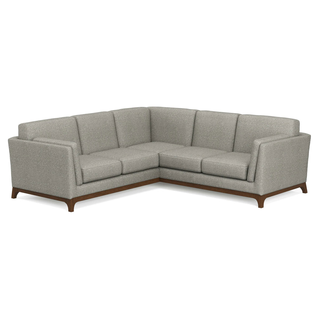 Rowan - Corner Sectional - Quarry Gray 88"