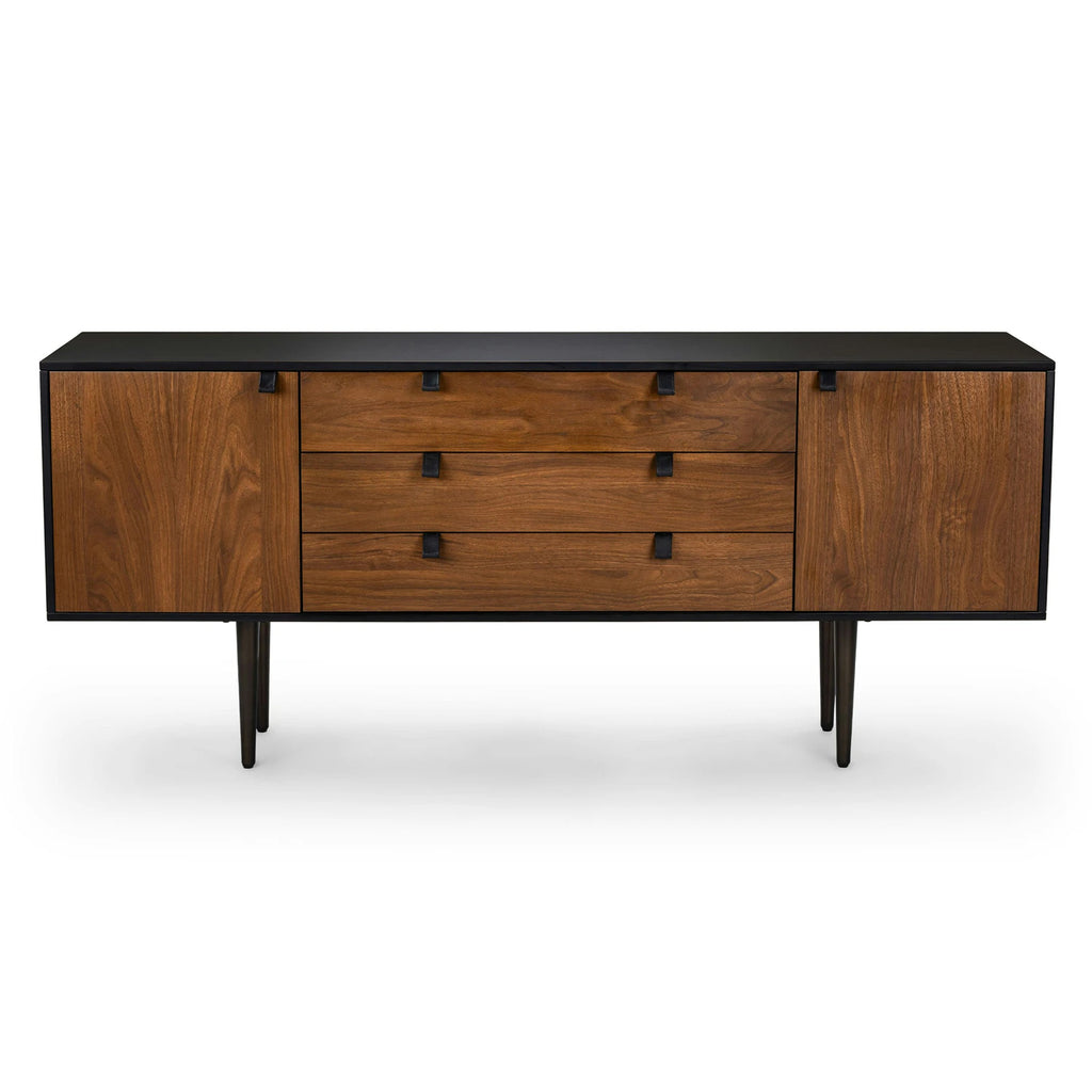 Vetra - Sideboard - Walnut and Black 71"