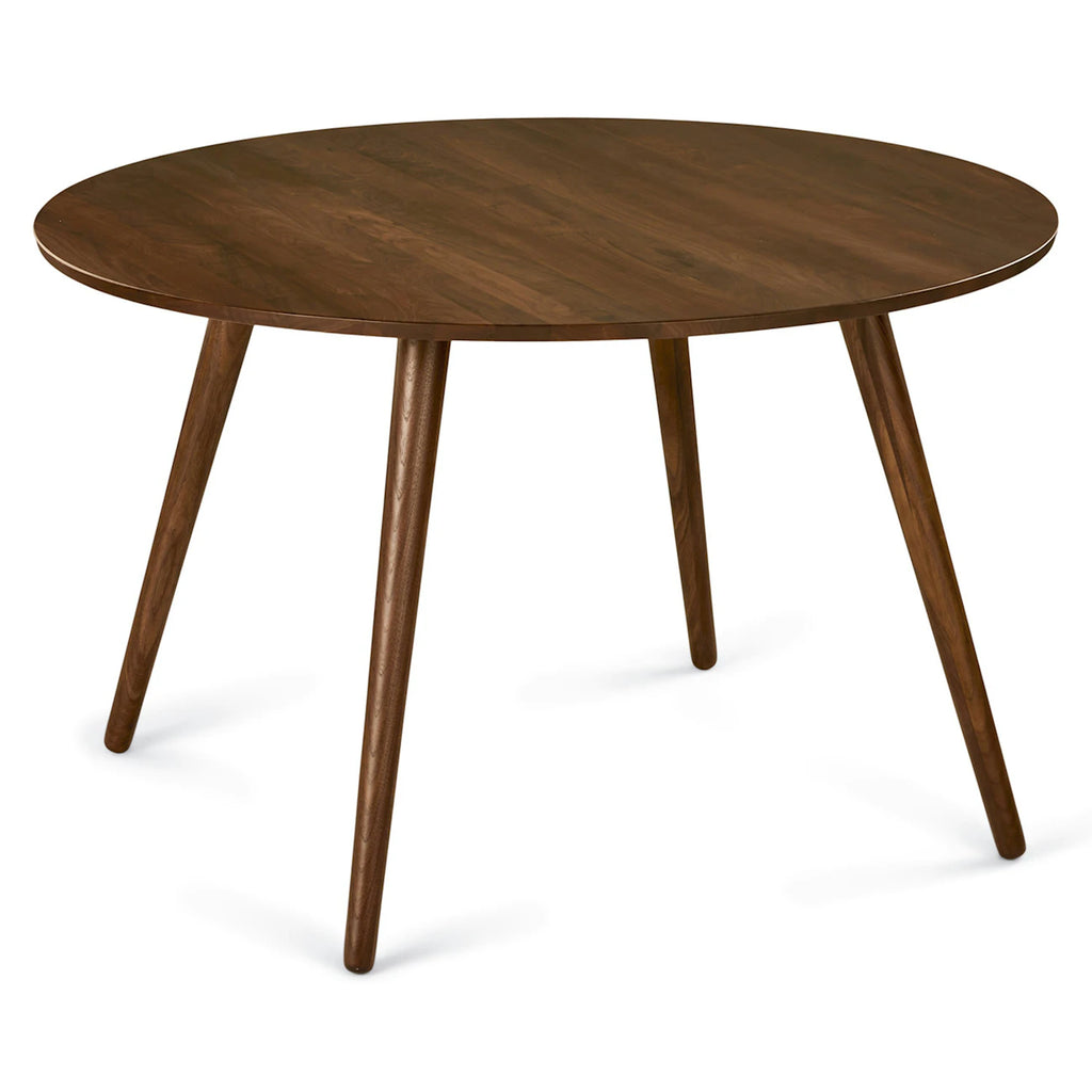 Walnut 47" Round Dining Table