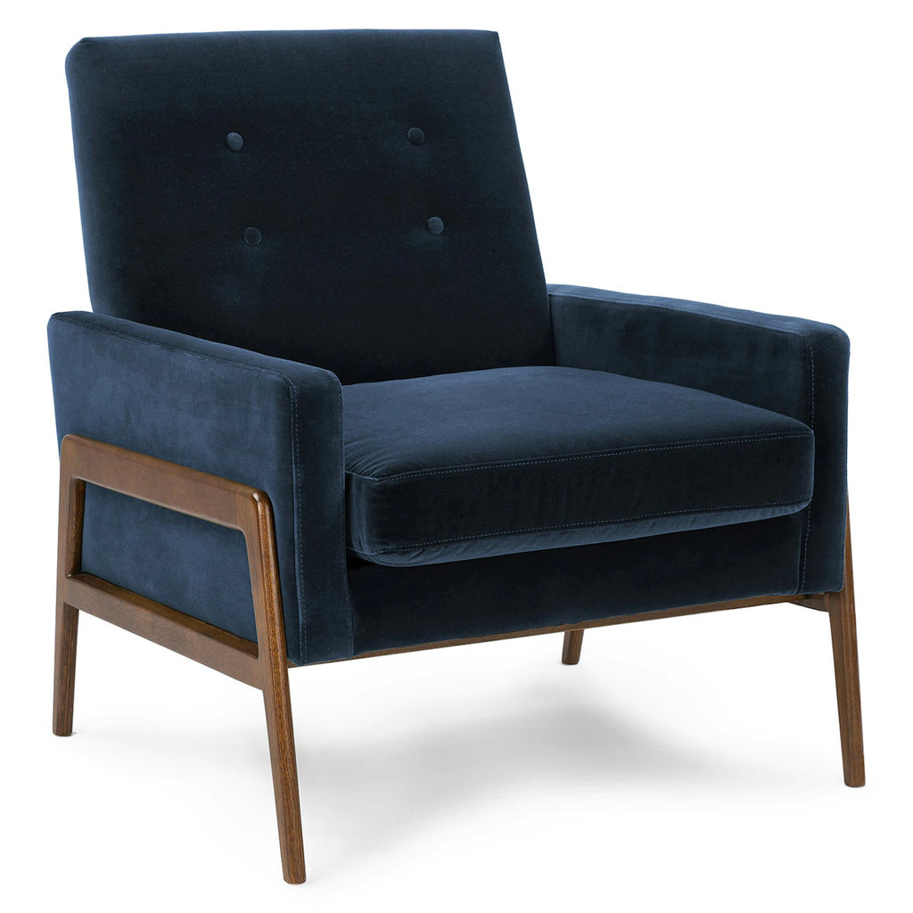 Bleu Cascadia Chaise