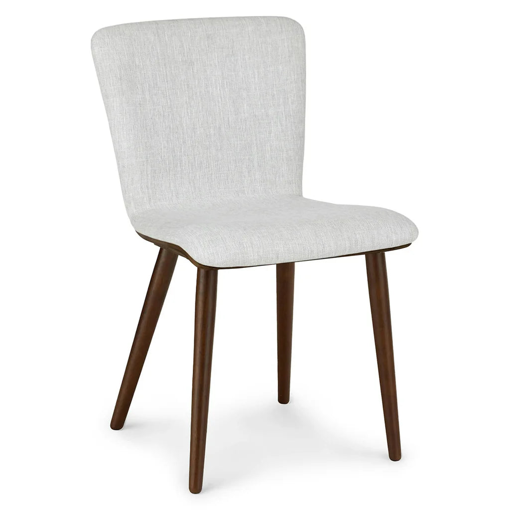 Deena Walnut & Mist Gray Dining Chair