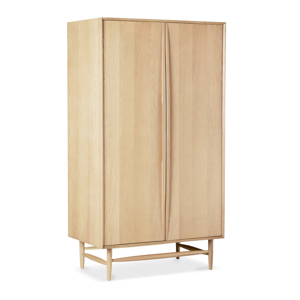 Celina Armoire - White Oak