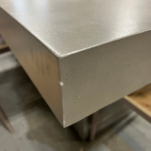 Dark Grey Concrete Dining Table
