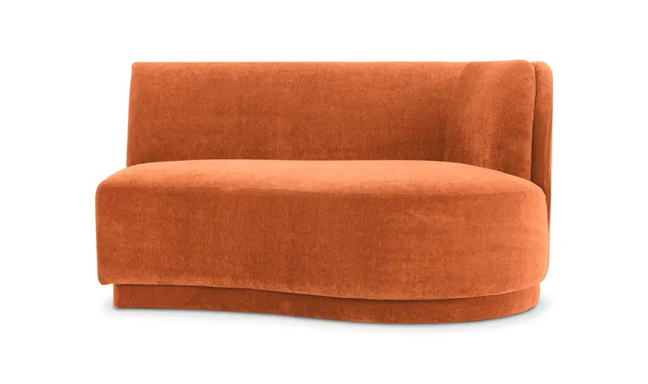 Yoon 2 Seat Sofa Right Fired Rust