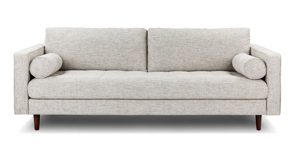 ZENITH - Tufted Sofa  Birch Ivory  88"