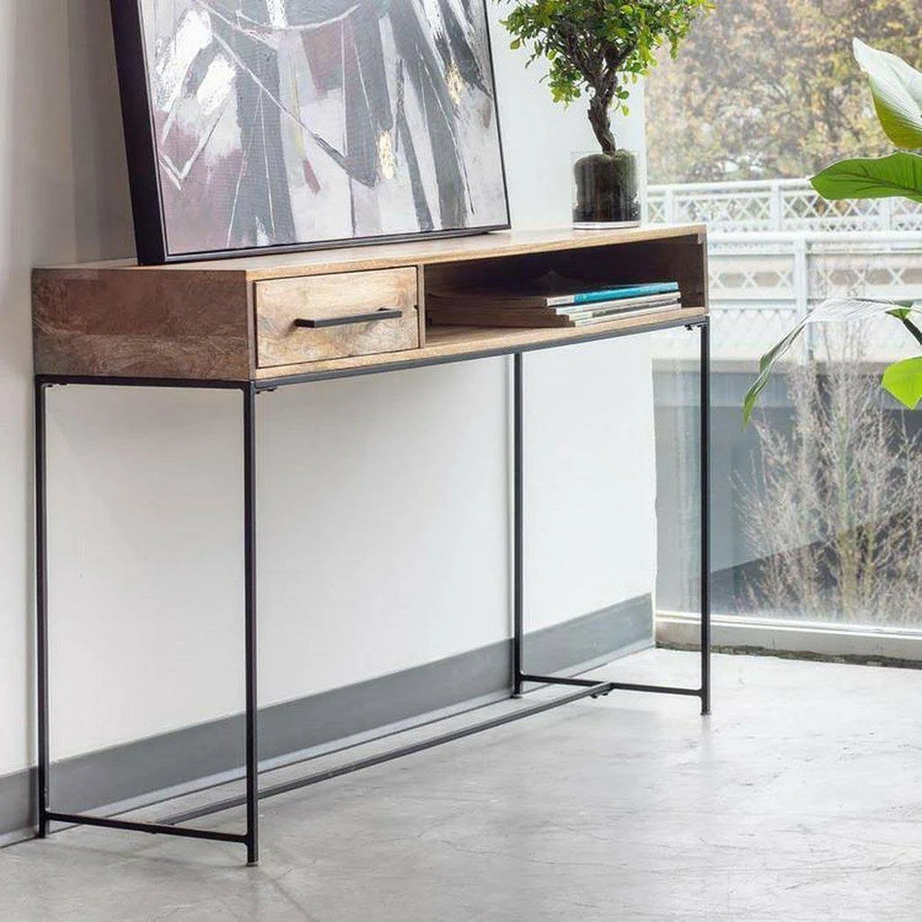 Solid Mango Wood Console Table