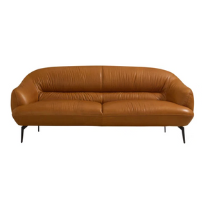 Genuine Leather Loveseat - MADE IN ITALY