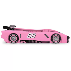 Twin Cars Bed - Pink