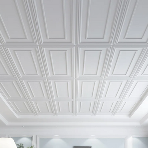4 ft. x 2 ft. Drop-In PVC Ceiling Tile in White